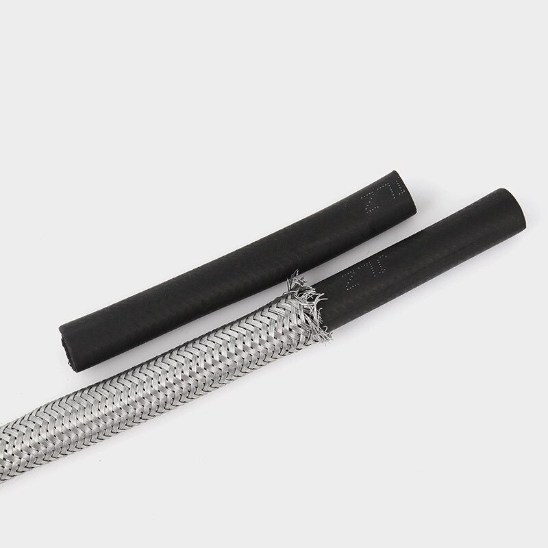 2Pc 304 Stainless Steel Knitting Flexible Shower Hose Extended Nozzle Extension Plumbing Pipe Pulling Tube Bathroom Accessories