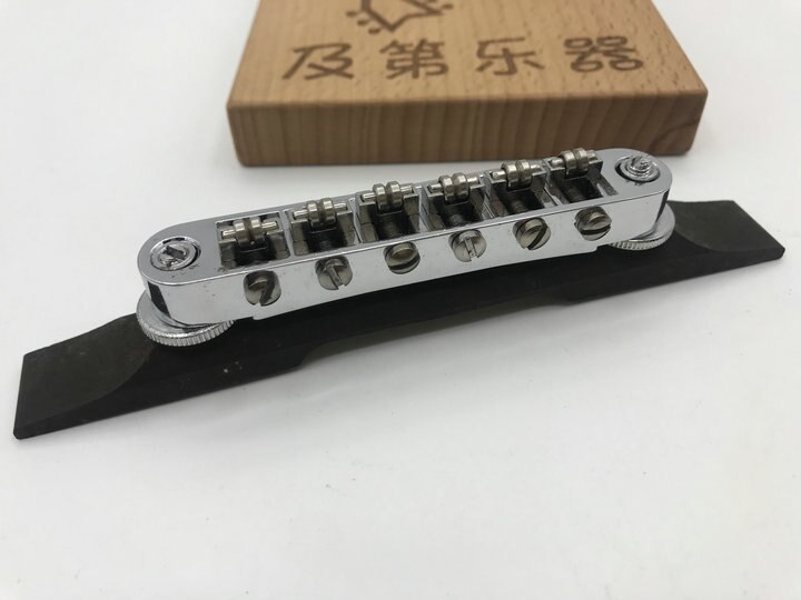 Jazz Gitaar Brug Archtop Gitaar Verstelbare Brug Tune-O-Matic Roller Zadel Brug Ibz Originele En