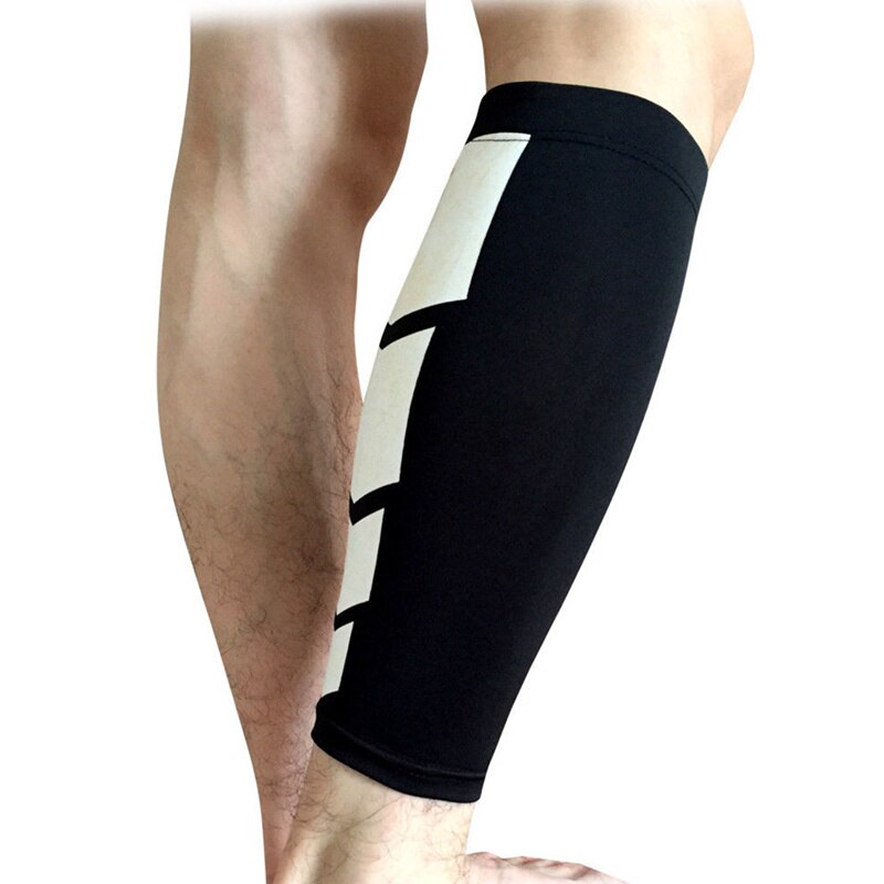 1pc Sports Leg Calf Leg Brace Support Stretch Sleeve Compression Exercise Unisex Help Ease Cramping Fit Comfortably Your CALF: black / XL
