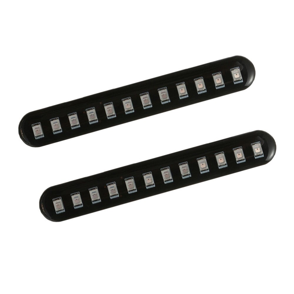 1PC 12 LED moto barre lumineuse bande frein arrêt clignotant plaque d'immatriculation lumière