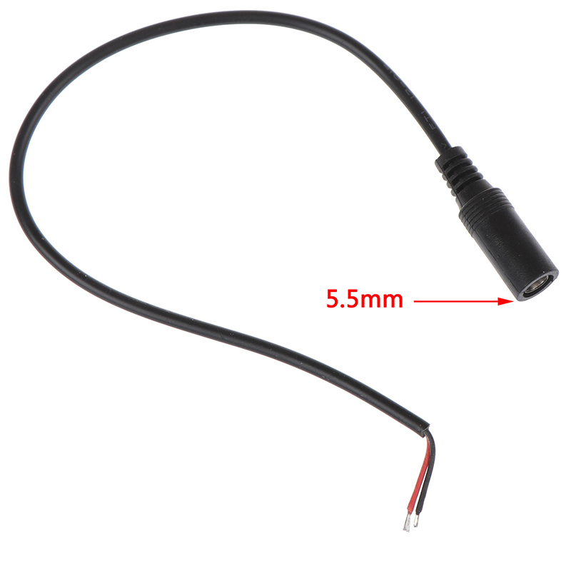Adapter udgangsledning dc hanstik kabel 2.5*0.7/3.5*1.35/4.0*1.7/5.5*2.1mm