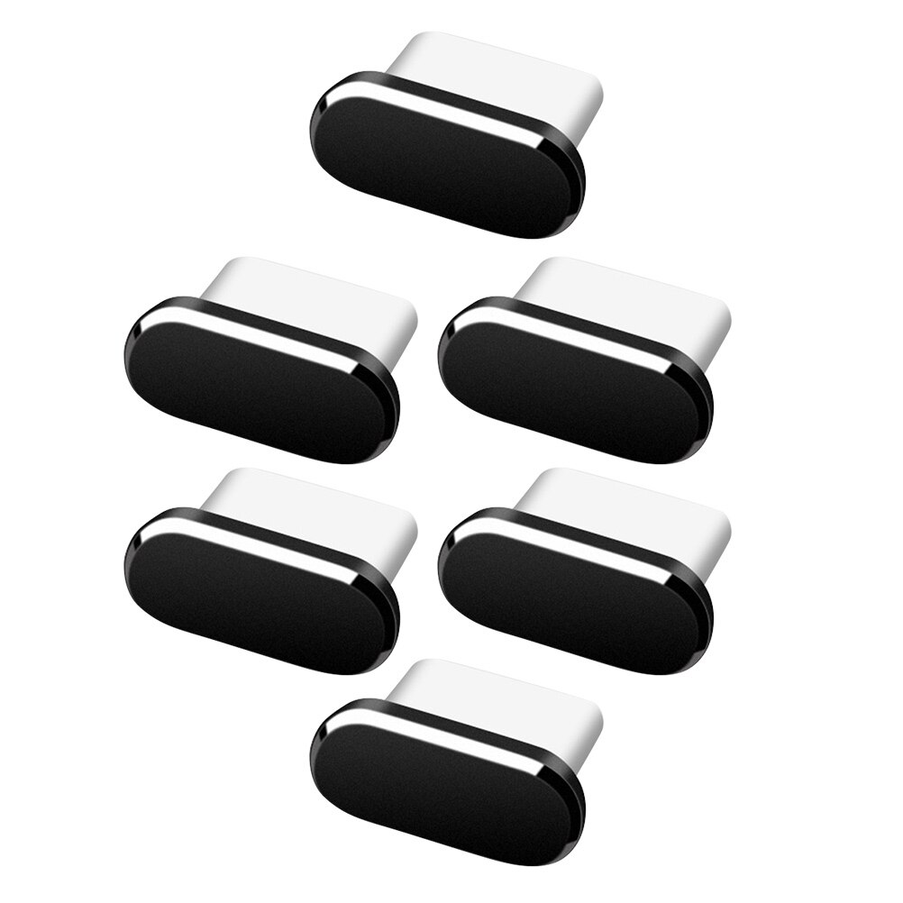 6Pcs Type Anti-Dust Stopper Dust Plug Voor Mobiele Telefoon Beschermende Stof Plug