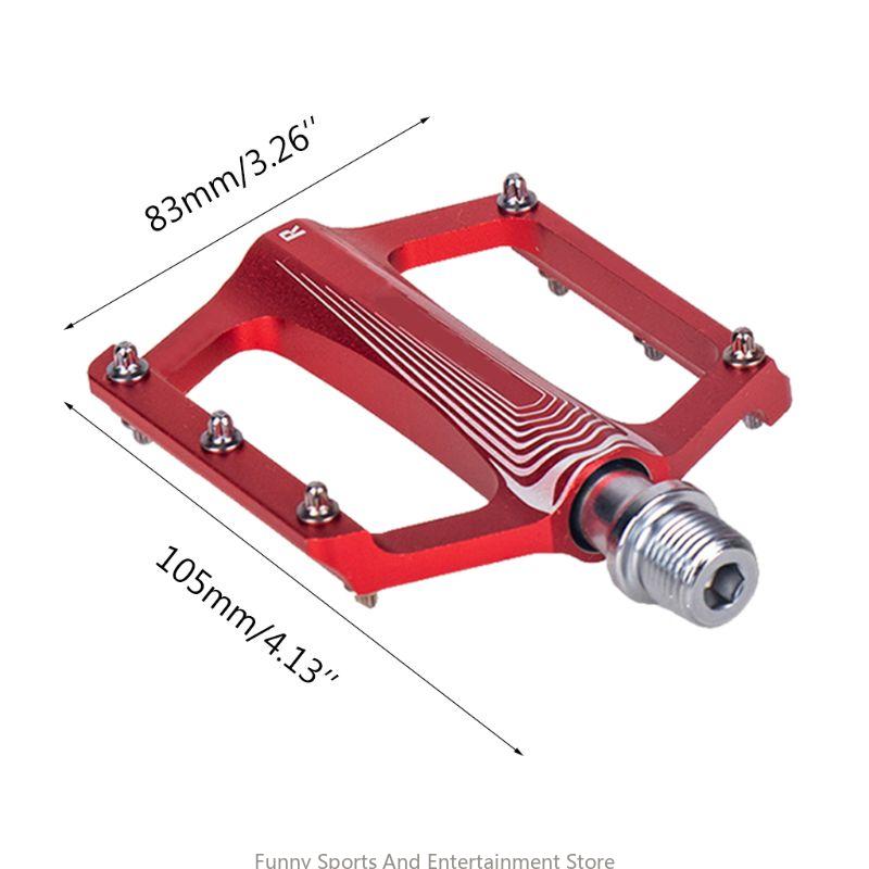 C4DE 1pair Ultra-light Pedals Aluminum Alloy Bearing Pedal for MTB Road Bike Folding Bike Cycling Accessories