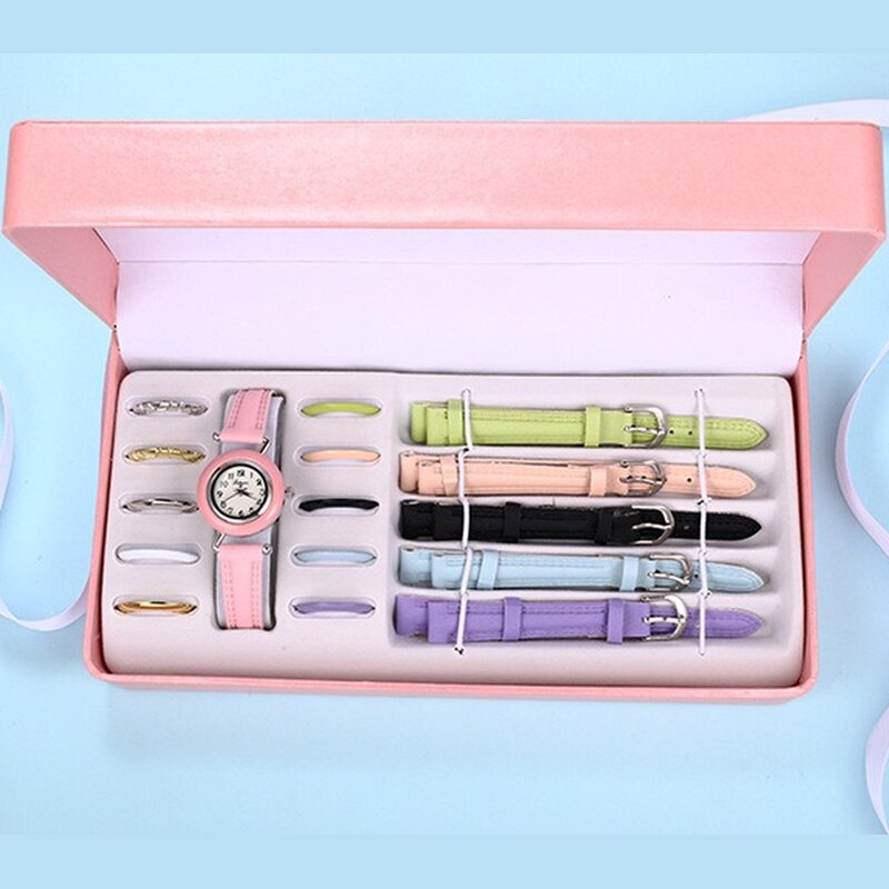 Dames Quartz Horloges Student Horloge Box Set Luxe Horloges Voor Vrouwen Best Selling Producten Klok