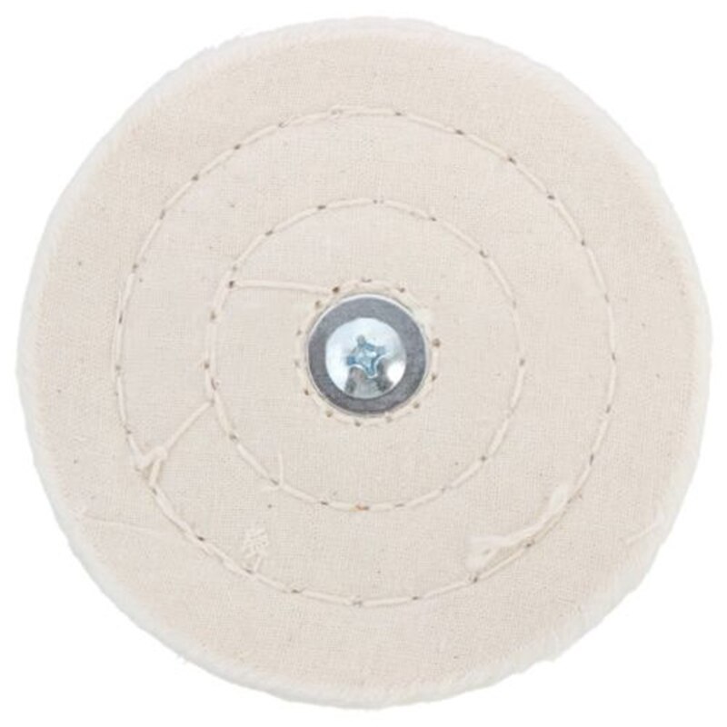 1 Piece 4 Inches 100mm Cotton Polishing Wheel Cloth Buffing Buffer Mirror Polish White Round Wheels Abrasive Tools