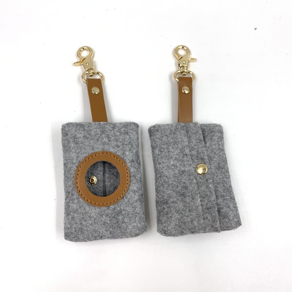 placki na zewnątrz kupa owocobranie torba filc zwierzę domowe śmieci wytrzymała torba brelok filc zbieracz Fecal torba dozownik