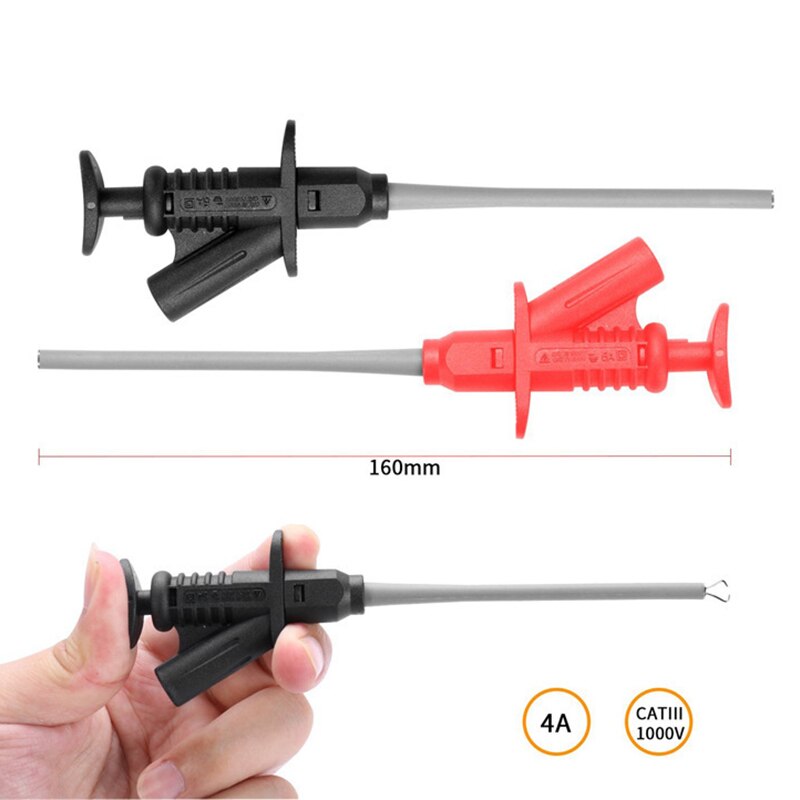 QHTITEC Universal Digital Multimeter Test Leads Accessory kit Instrument Probe Replaceable Multimeter Test Leads