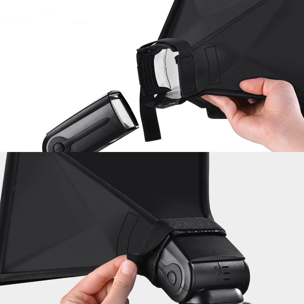 30x20 cm/17x15 cm Universele Opvouwbare Flash Diffuser Licht Softbox voor Nikon Canon Sigma Sony yongnuo Godox Speedlight