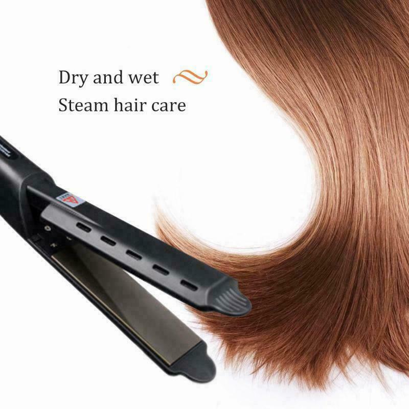 Ceramic Tourmaline Ionic Flat Iron Hair Straightener Glider US PLUG