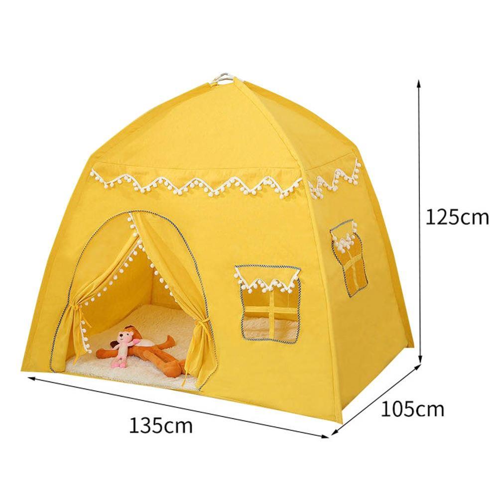 Children Play Tent Large Space Foldable Play House Princess Castle Cabin Tent For Kids Birthday Christmas
