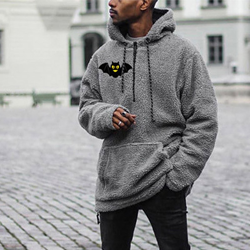 Hoodie Men Fleece Coat Sweatshirt Man Pullover Hip Hop Men Hoodie Sweatshirt Moda Para Hombres Fleece Flannel Pullover