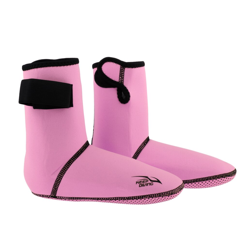 3 Mm Neopreen Water Schoenen Strand Duiken Snorkelen Zwemmen Sokken Booties Laarzen Zowel Voor Vrouwen & Mannen: S Pink