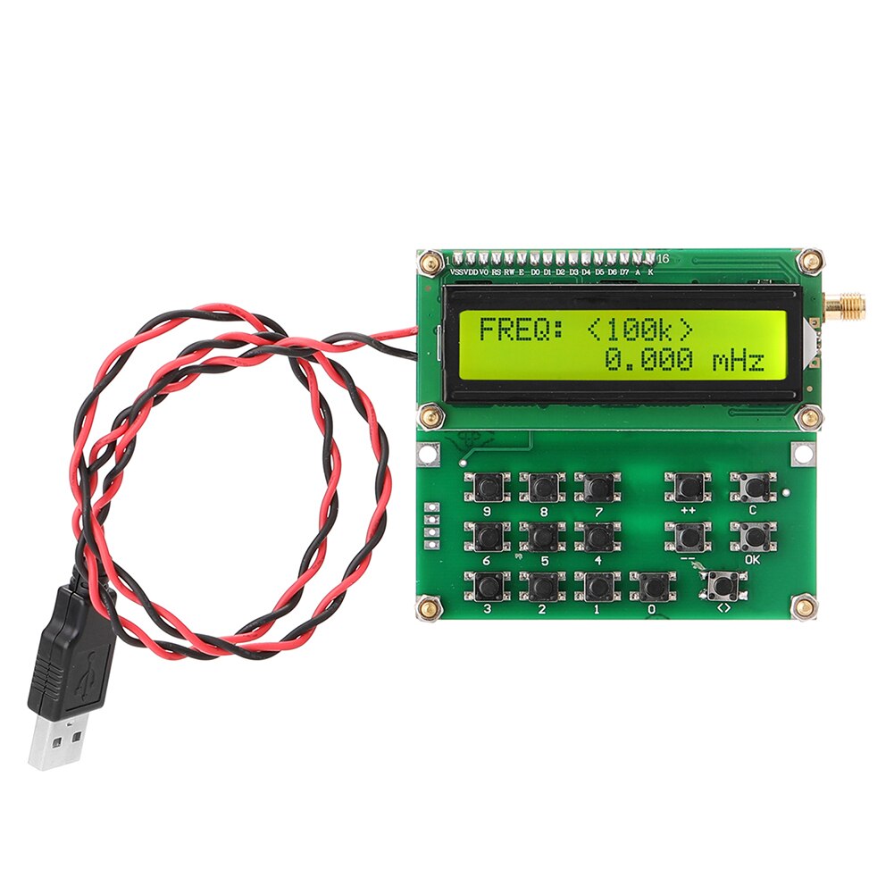 Variable-Frequency Oscillator Signal Generator ADF4351 LCD Display Signal Source Variable-Frequency Oscillator Signal Generator