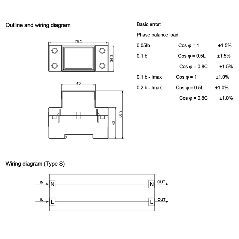 XTM35SA compteur électrique 230V LCD affichage numérique monophasé DIN-Rail énergie électronique kWh compteur consommation d'énergie