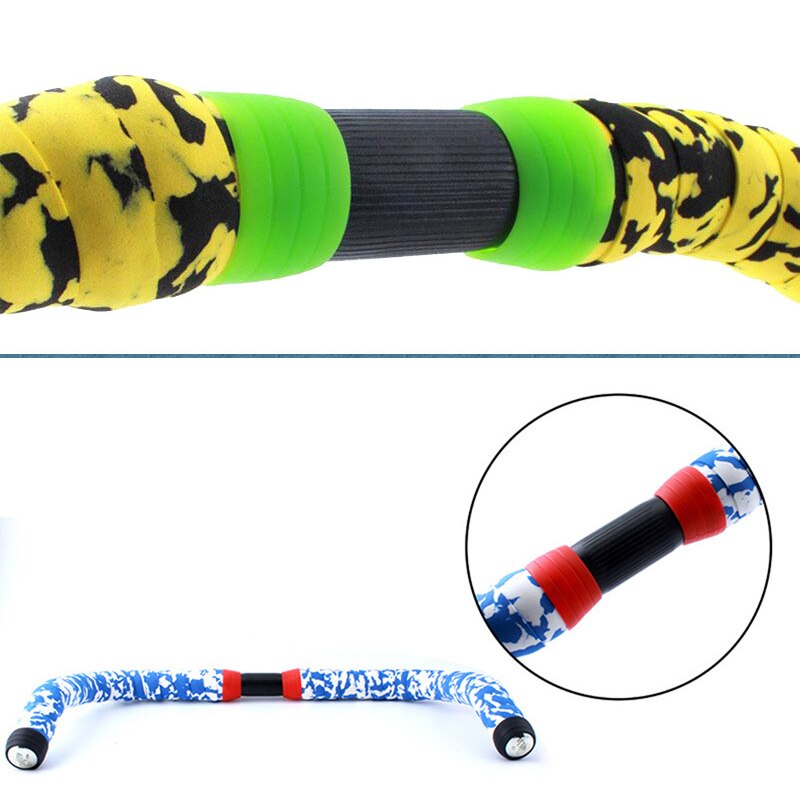 2Stck Fahrrad Lenker Band Befestigung Schleifen Rennrad Griff Griff wickeln Halten Ringe Radfahren Bartape Gurt Gürtel Befestigen Hülse