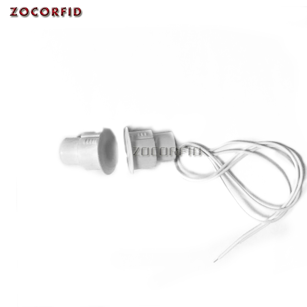 Interruptor Magnético de contacto con cable para puerta, sensor de puerta, interruptor de alarma para sistema de alarma de seguridad, tipo NC