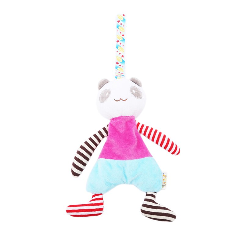 Nuovo Arrivo Multi-Funzionale Musicale Giocattolo Del Coniglio panda Del bambino auto Appeso Letto Sedile del Gancio Pendente Della Peluche Giocattolo Del bambino Appena nato giocattoli Regalo: panda