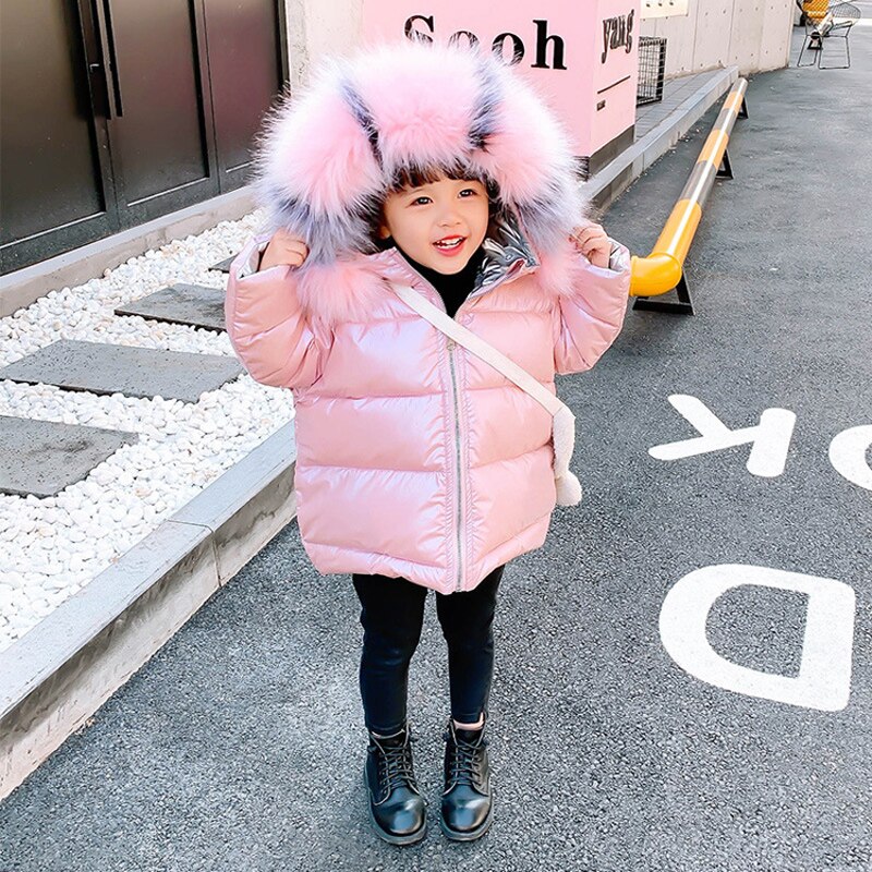 -30 Graden Winter Baby Meisje Kleding Donsjack Meisjes Kinderen Kleding Outfits Bovenkleding Jassen Warm Parka Kids Meisjes Nowsuit