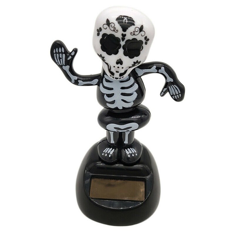 Solcelledrevet dansende halloween svingende animert boble danser leke bil dekor leke til bilen игрушка в машину качает nsv 775