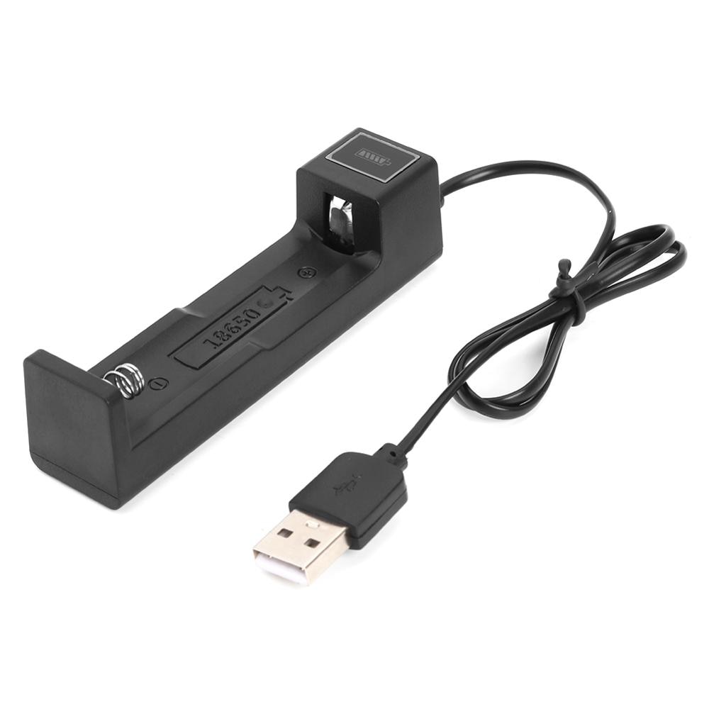 18650 26650 hurtigladelader med batteri en oppladbar bærbar  dc5v/1a usb litium smart batterilader med til spor