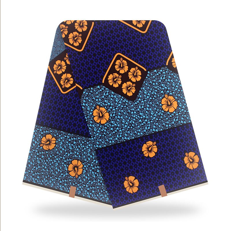 Letter Cotton Original African Ankara Fabric Print Fabric Pagne Africain Wax 6yards Y1116-15: As picture 8