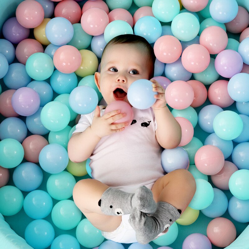 Kleurrijke Bal Speelgoed Opblaasbare Zacht Plastic Oceaan Bal Milieuvriendelijke Kind Baby Zwemmen Zwembad Pit Tent Water Speelgoed 50 100 200 pcs Fun