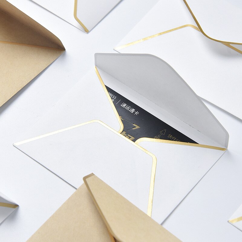Mini-enveloppe 10x7.5cm, lot de 10 pièces, carte de membre, enveloppe de carte bancaire