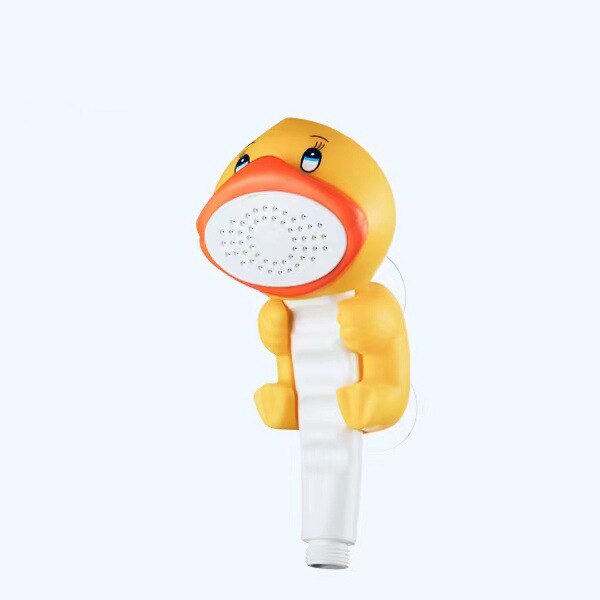 Pressurized Single Head Single Head Rainfall Cute Cartoon Handheld Shower Head Bathroom Accessories: Duck