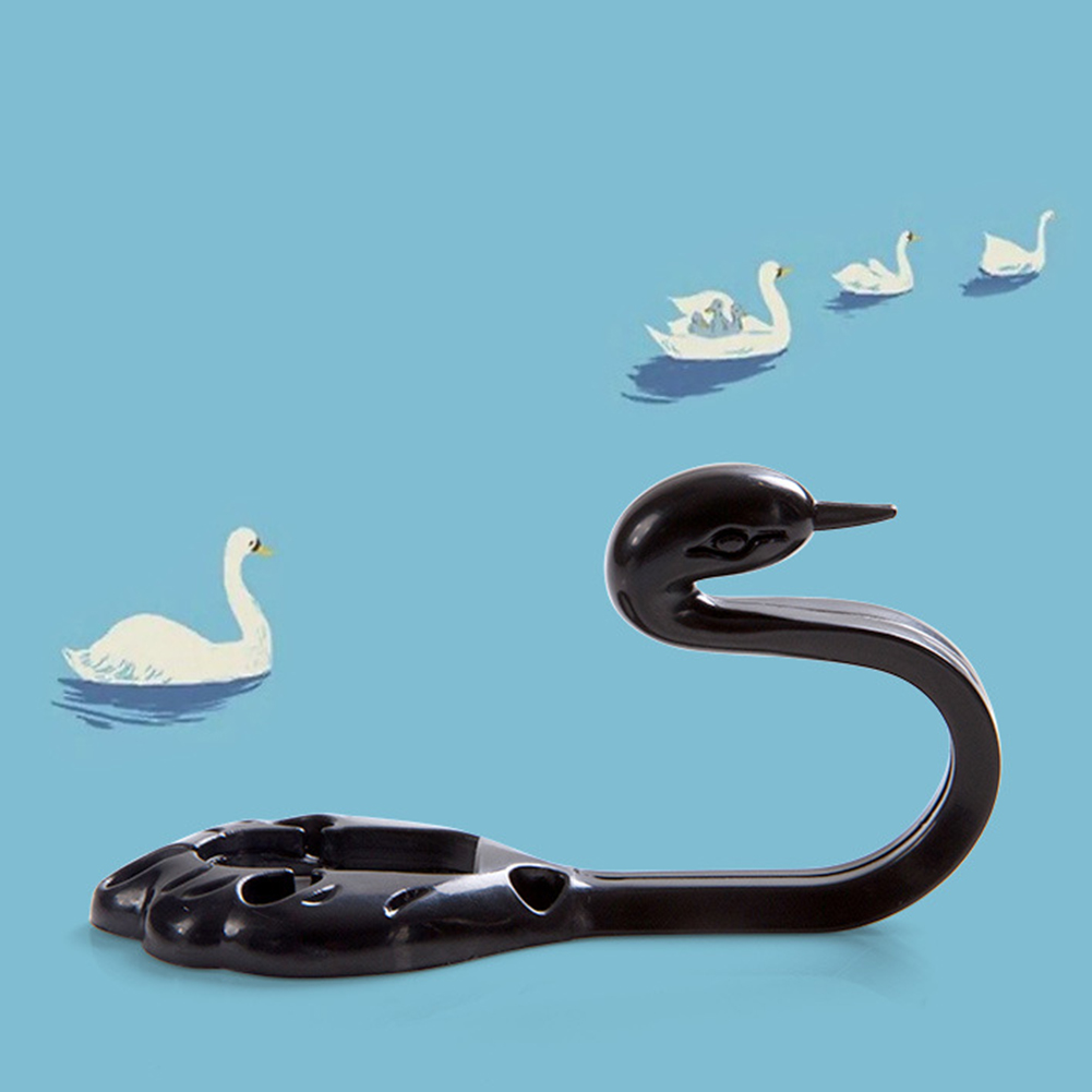 Zwaan Geen Ponsen Badkamer Haak Hanger Borstel Spons Wall Mount Organizer Duurzaam, Zwaan , sterke Lijm Geen Ponsen