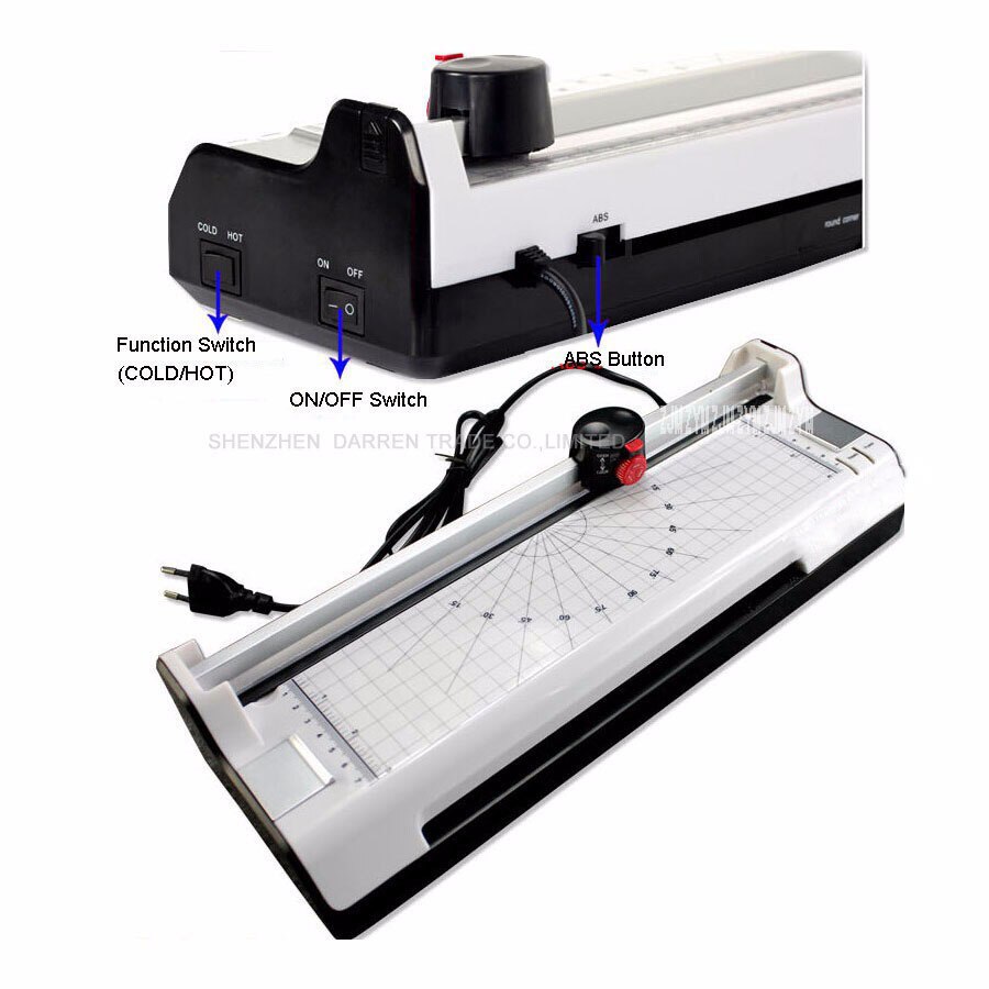 Smart photo laminator A3 laminating machine laminator sealed plastic machine and cold laminator width 330mm