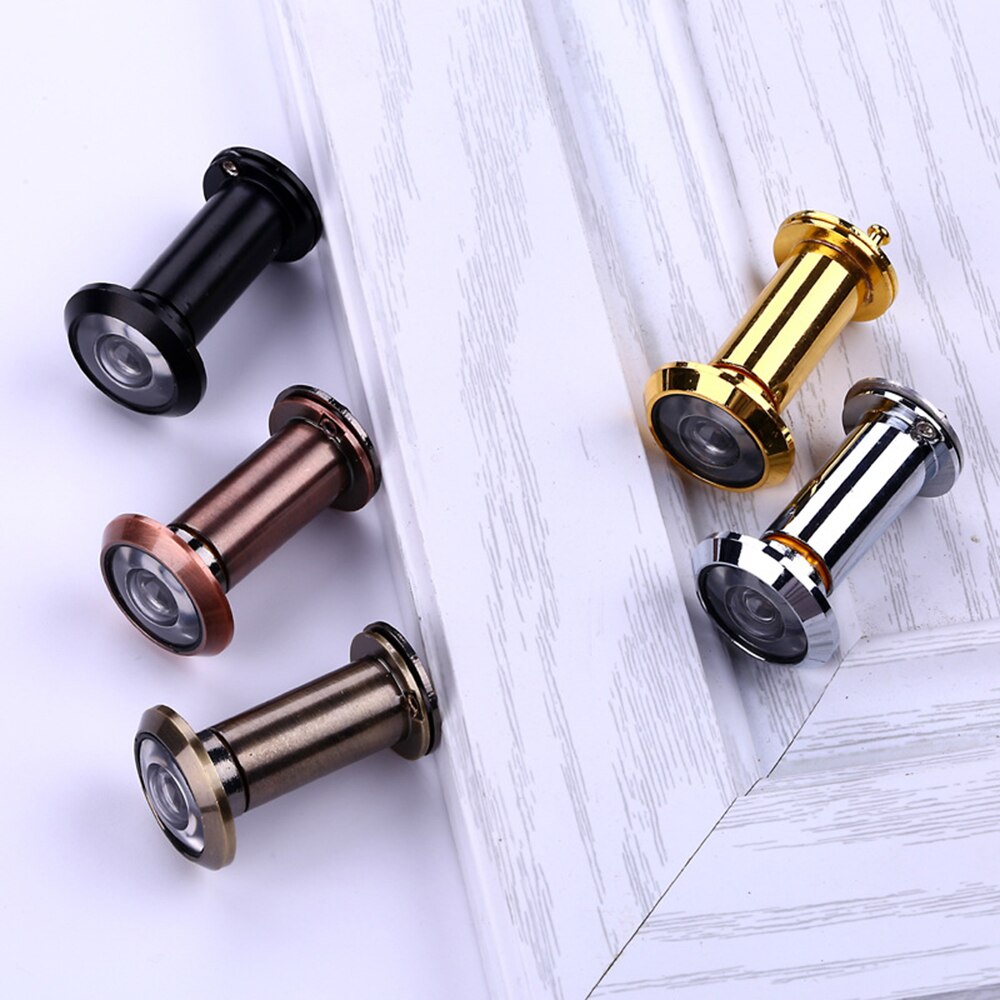 Door Viewer 220 Degree 16mm Adjustable Alloy Tamper Home Security Camera Home Optical Glass Anti-Theft Video Eye Magic Door