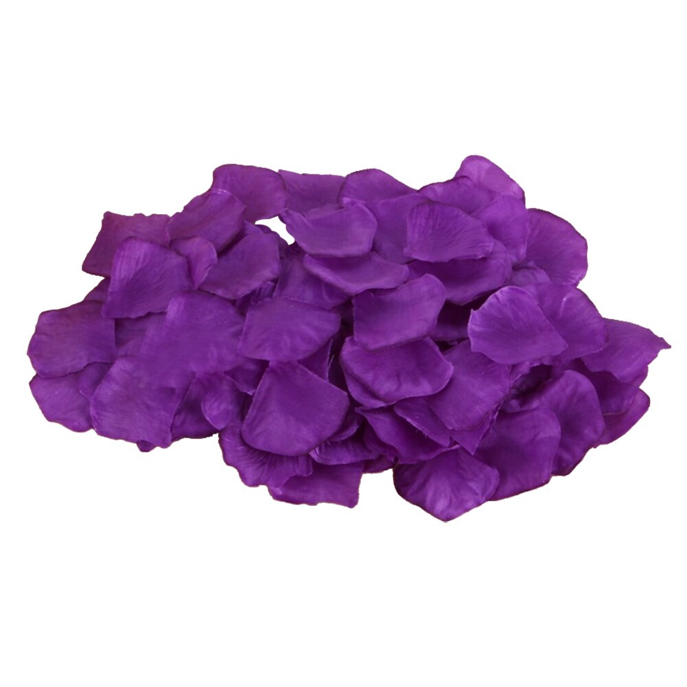 Pétalos y hojas de flor de rosa de seda, 1000 Uds., flores artificiales manuales hechas a mano, suministros y decoraciones para fiestas de boda: Black