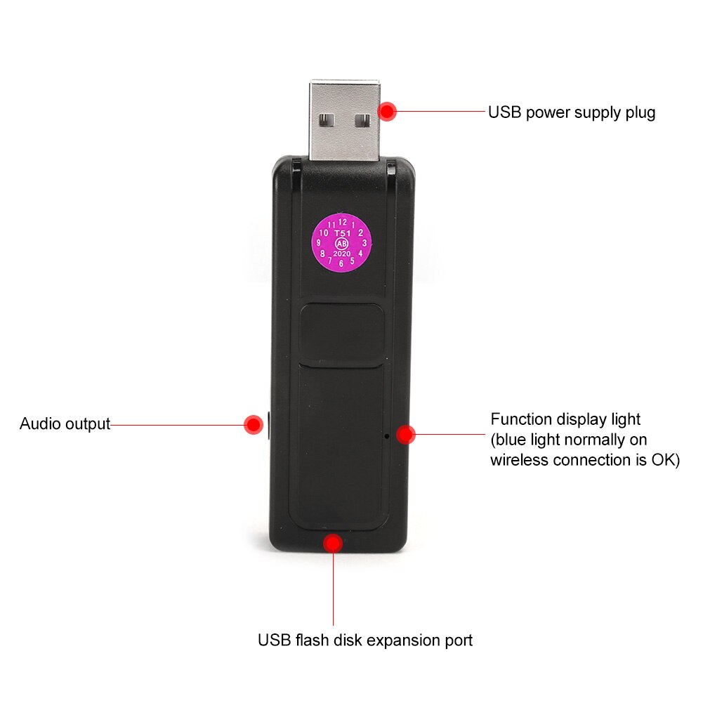 2Pcs Wireless Microphone System Kits Handheld VHF Karaoke Microphone with USB Receive Plug and Play for Meeting Home Party