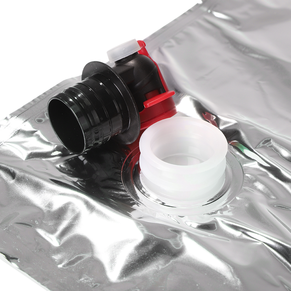 10Pcs 10L Aluminiumfolie Bib Zak Voor Voedsel Bier Wijn Sap Drinken Opslag Container Organisatoren Vervanging Bag-In-Box Met Tap