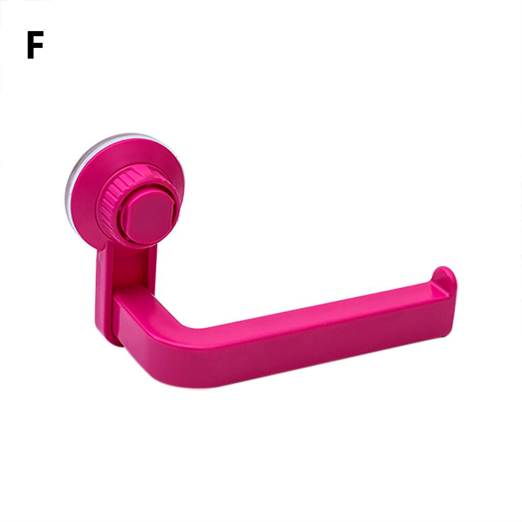 Toilet Paper Holder Super Storage Suction Cup Wall Mount Removable Rack M0813: F