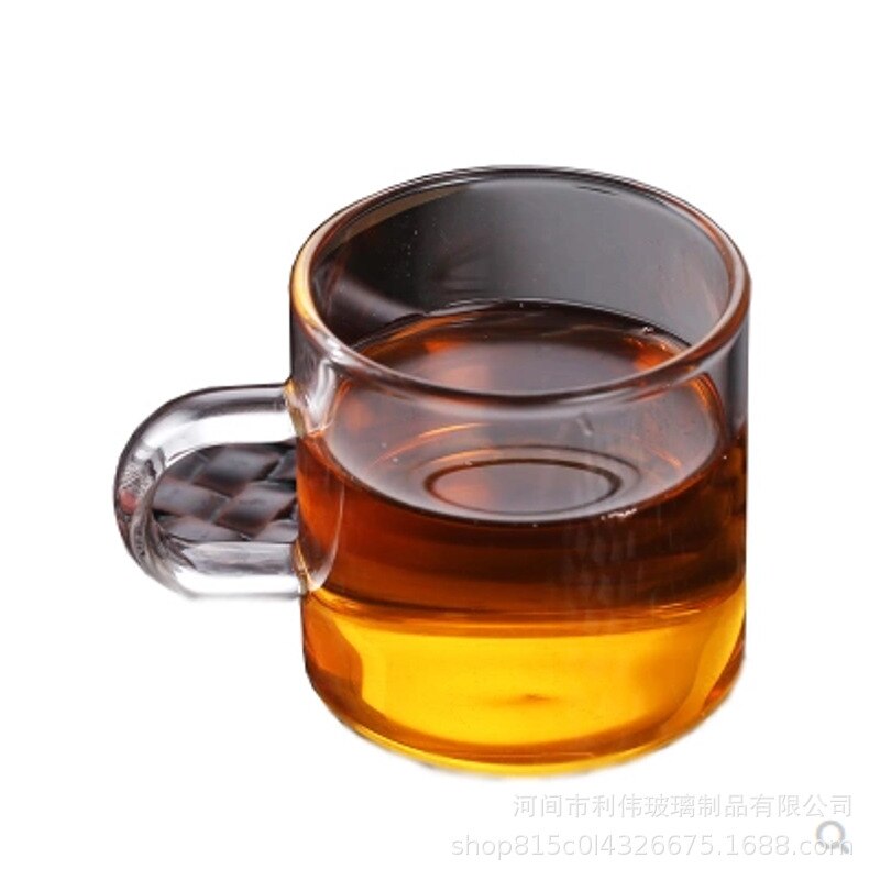 100ml billige og kompakte drikkeglas kop kaffekrus glasflaske vinjuice glas krus kop 6 stk glas kop sæt