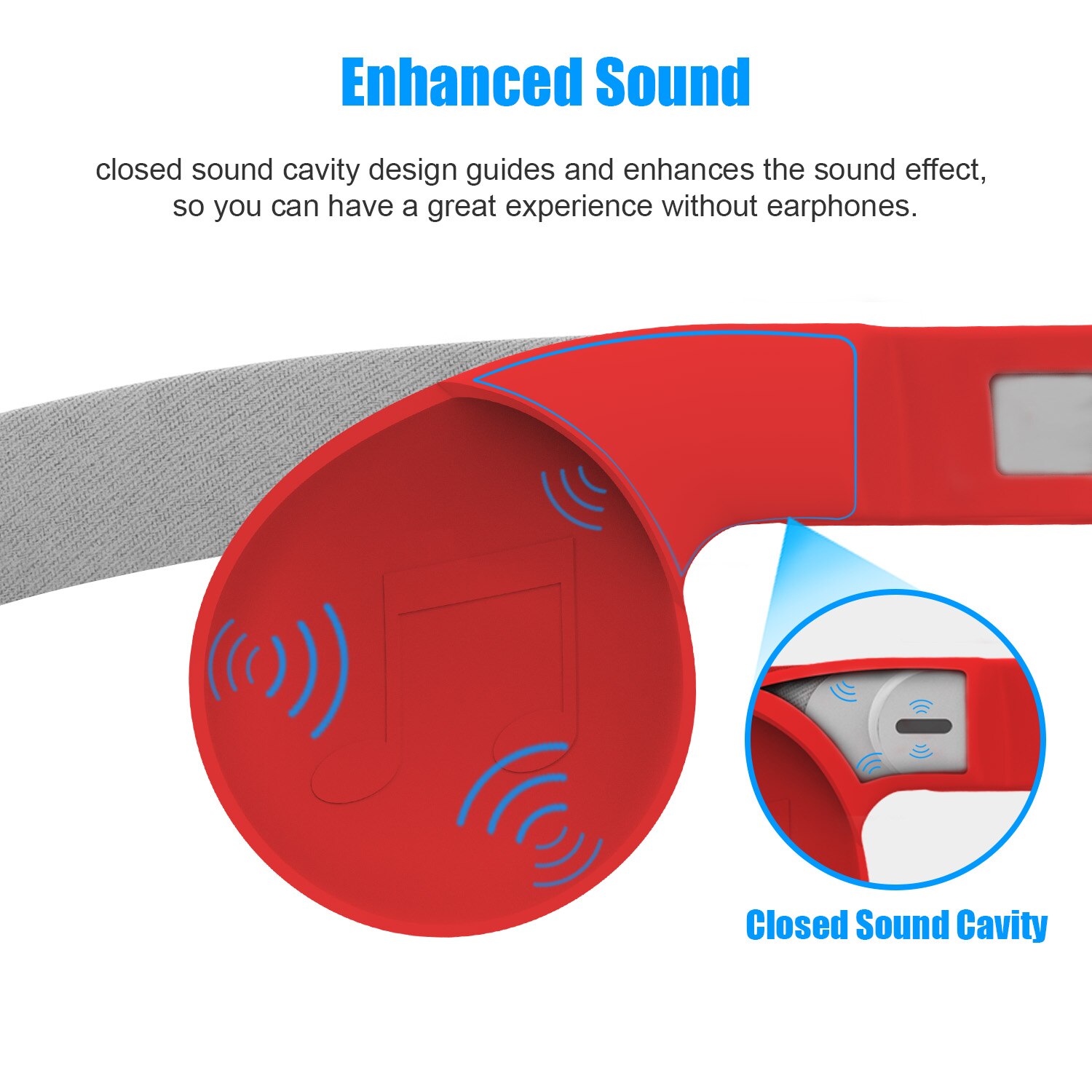 Cuffie in Silicone per cuffie Oculus Quest 2 VR per un suono potenziato delle cuffie, accessori Quest 2 copri estensione cuffie