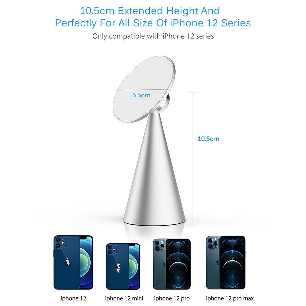 Magnetic Stand for iphone 12 Desktop Charging Pad Phone Holder Magnet Wireless Charger for iPhone 12 Pro Max mini