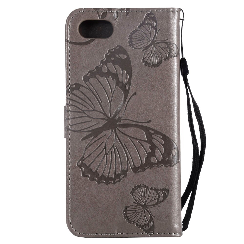 For Huawei Honor 7S 5.45" Honor Play 7 Flip Leather Luxury Case Honor7s Embossed 3D Butterfly Wallet PU Phone Cover Card Holder