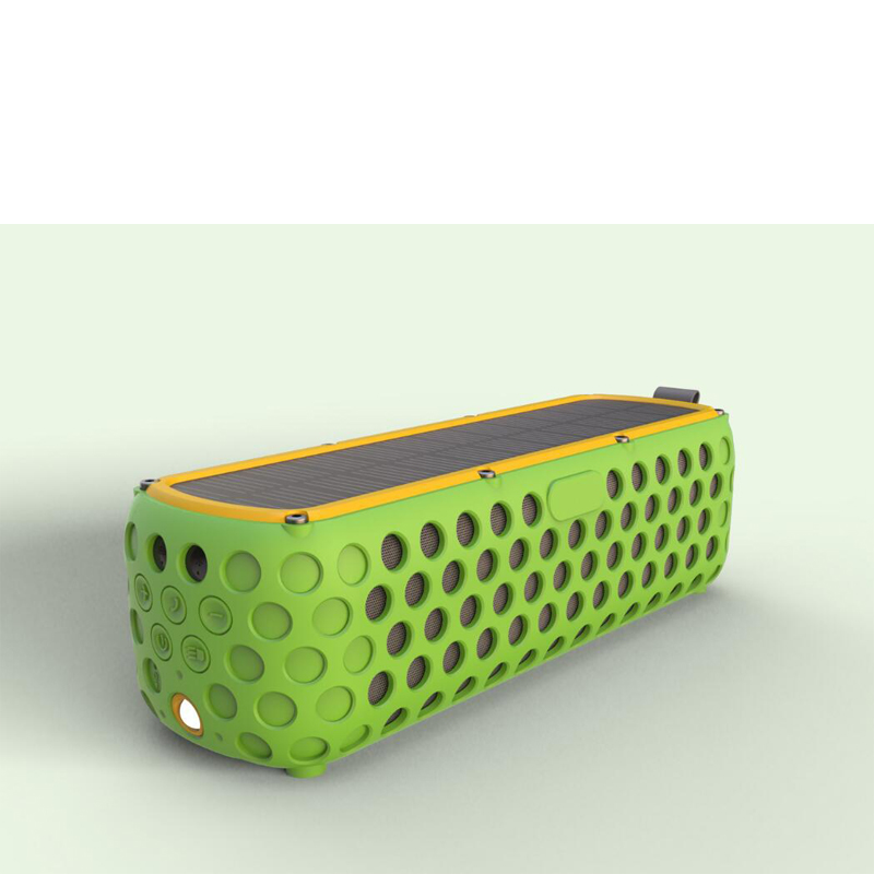 T63 kabellose, wasserdichte bluetooth-lautsprecher, kleine stahlpistolen-audio-outdoor-tragbare subwoofer: Grasgrün