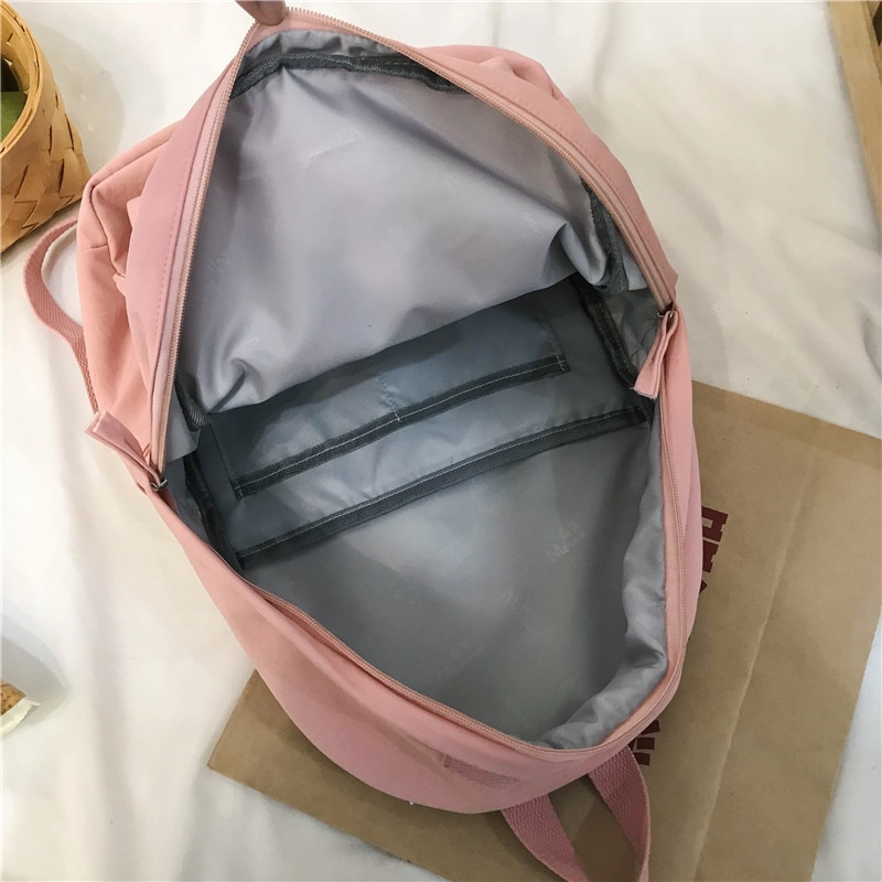 Mooie Stijl Nylon Vrouwen Rugzak Waterdichte Nylon School Rugzak Mode Casual Meisje Satchel Schoudertas Mochila