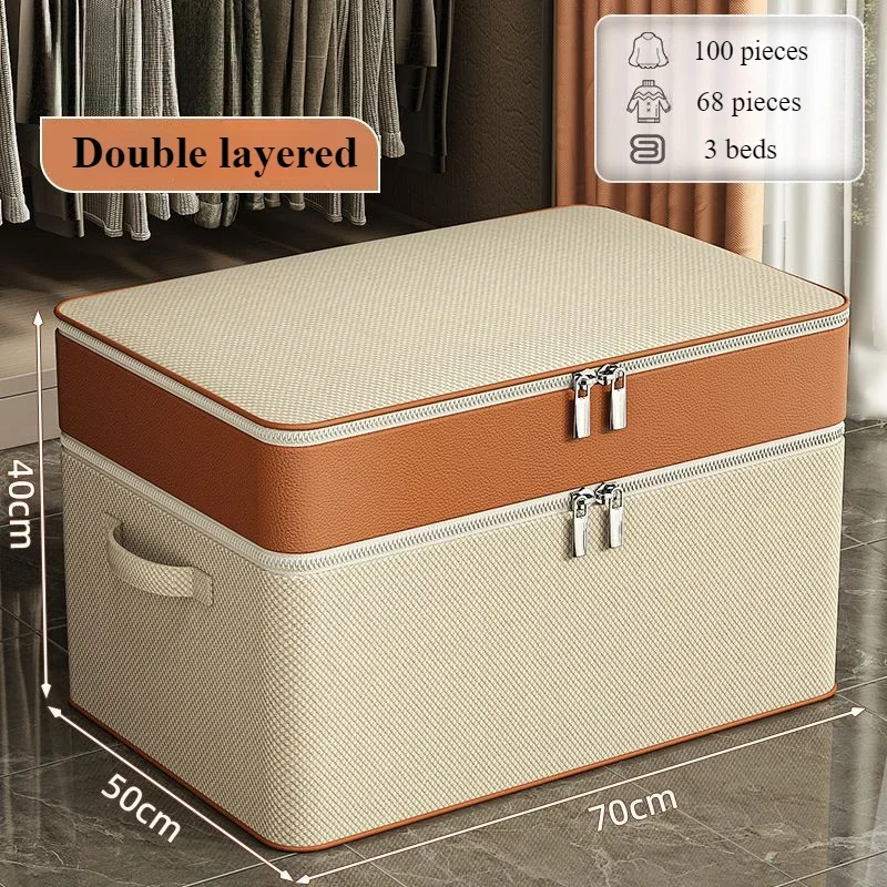 Decke-Aufbewahrungsbox Eine praktische Aufbewahrungsbox mit großem FassungsvermöGen, sterben leicht zu platzieren kann, um Kleidungsteppdecken aufzubewahren werden kann: verrotten