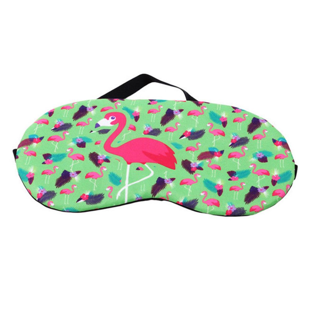 1 Stck Schlaf Augen Maske Flamingo Weiche Augen Maske Abdeckung Augenbinde Schlaf Reise Natürliche Abdeckung Tragbare Reise Augenklappe 5 Farben