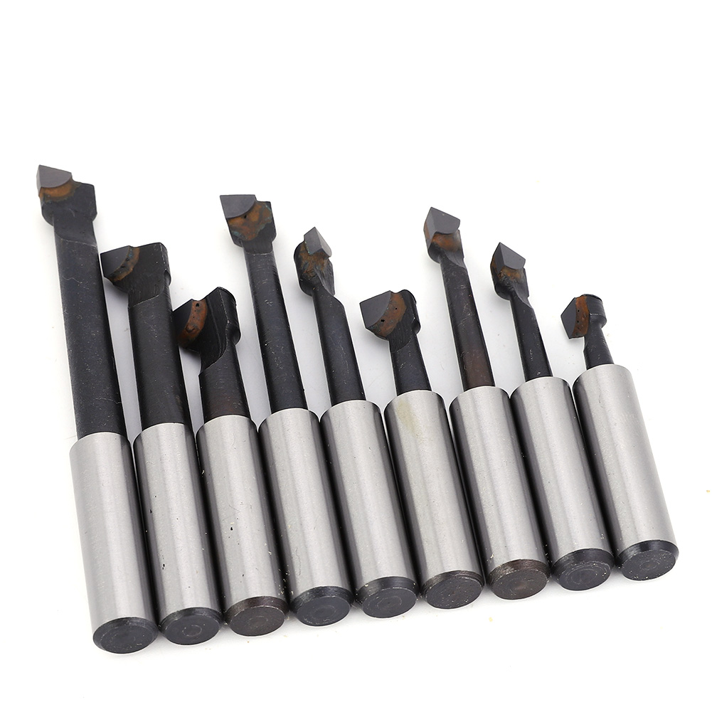 Jeu de barres d'alésage de Type F1, Kit d'outils de fraisage CNC, barre d'alésage pour tour, 9 pièces