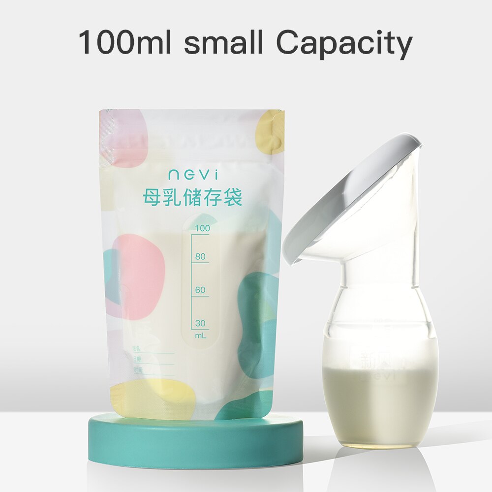 Ncvi opbevaringsposer til modermælk ,60 tæller 3.38 oz fryseposer til mælk til langvarig amning