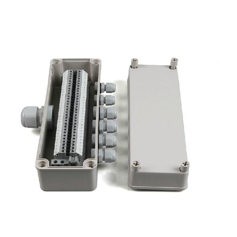 80 * 250 * 70mm Plastic Waterproof Junction Box power cable Terminal Box IP65