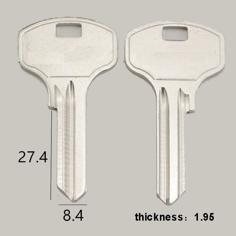 5 PCS/lot Blank Key Blanks Compatible With SC1 SC4 KW1 Guli S-Groove ball Locks Door And Garage Locks: Ivory