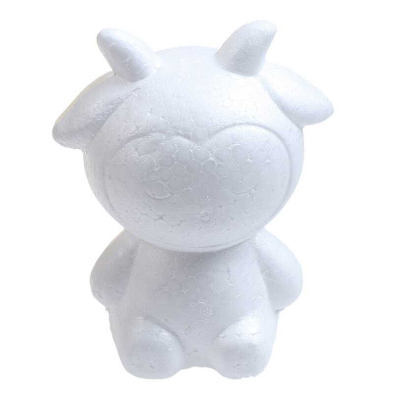 12cm Zodiac Signs Rat Kids Craft Toys Foam Animals Modeling Polystyrene Styrofoam Doll DIY Modeling Polystyrene Styrofoam: Sheep