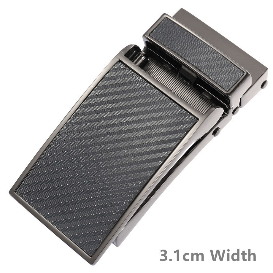 3,1-3,2 cm Rachet Gürtel Schnallen Zink-legierung Klicken Gürtel Schnalle Kopf Geeignet 3-3,1 cm breite Lochlosen Automatische Gürtel B987