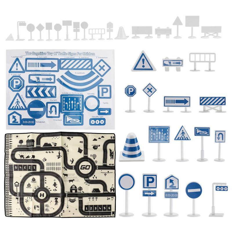1 Set Children Game Mat Practical Parking Game Mat Delicate Outdoor Picnic Mat